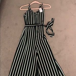 Striped jumpsuit
